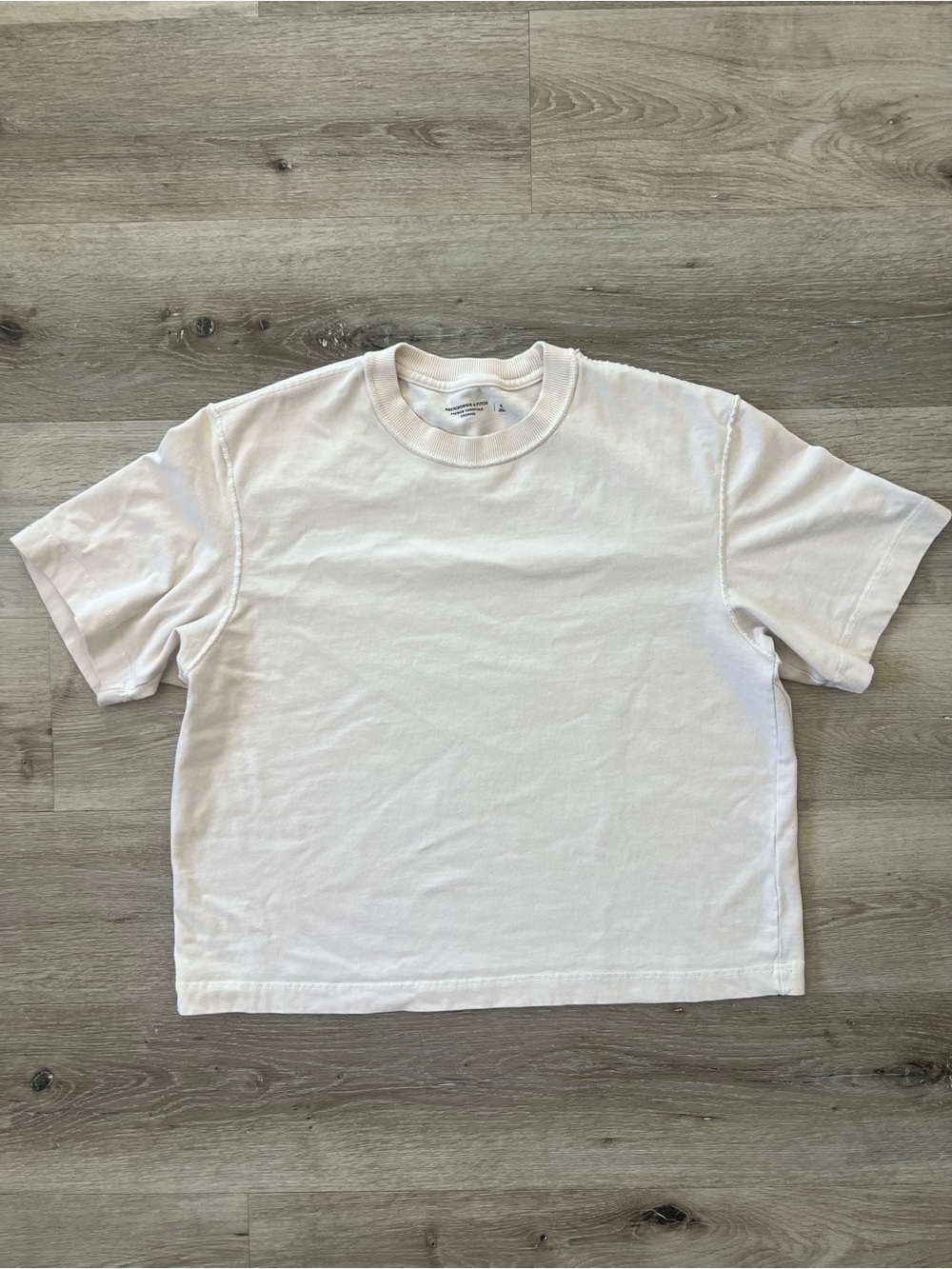 Abercrombie & Fitch Kids White Short-Sleeve Crew Tee